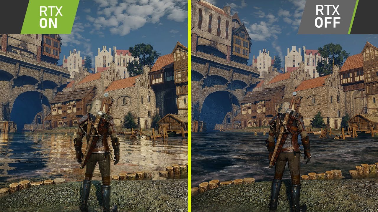 The Witcher 3 Ray Tracing ON OFF Comparison