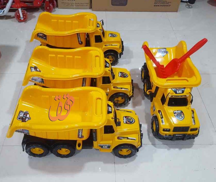 خرید اسباب بازی کامیون زرد راک تراک - تحمل 120 کیلو