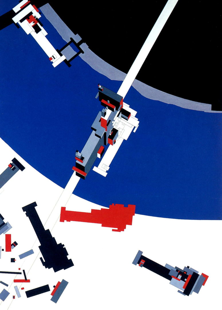 Malevich's Tektonik, 1977. Image Courtesy of Zaha Hadid Architects